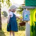 Sodo namelio tiektuvas su atliekų rūšiavimu, imitacinė saulės baterija FEBER Eco