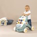 Interaktyvus vežimėlis su stūmikliu SMOBY Little Walker 3in1