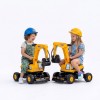 Vaikiškas ekskavatorius geltonas su besisukančia kabina ir judinamu kaušu – nuo 3 metų FALK JCB DIGGER