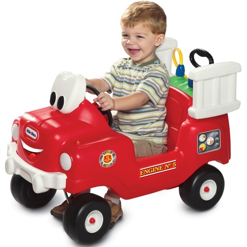 Vaikiška paspiriama gaisrinės mašinėlė su vandens pompa LITTLE TIKES