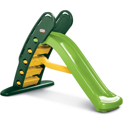 Didelė žalia čiuožykla vaikams – lauko ir vidaus pramogoms LITTLE TIKES