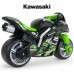 Vaikiškas dviratis-stūmiklis „Winner 750 Ride-on Kawasaki Ninja“ – sportinis dviratis vaikams INJUSA