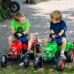 Pedalinis traktorius raudonas vaikams su priekaba ir atidaromu variklio gaubtu – 2–5 metų vaikams FALK Supercharger Pedalinis traktorius raudonas vaikams su priekaba ir atidaromu variklio gaubtu – 2–5 metų vaikams FALK Supercharger
