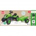 Pedalų traktorius su priekaba, žalias, 2-5 metų amžiaus FALK Country Farmer