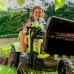 Pedalinis traktorius vaikams su ekskavatoriumi ir priekaba – 3–7 metų vaikams FALK CLAAS Axos 330