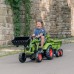 Pedalinis traktorius vaikams su ekskavatoriumi ir priekaba – 3–7 metų vaikams FALK CLAAS Axos 330
