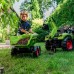 Pedalinis traktorius vaikams su ekskavatoriumi ir priekaba – 3–7 metų vaikams FALK CLAAS Axos 330