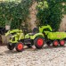 Pedalinis traktorius vaikams su ekskavatoriumi ir priekaba – 3–7 metų vaikams FALK CLAAS Axos 330