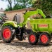 Pedalinis traktorius vaikams su ekskavatoriumi ir priekaba – 3–7 metų vaikams FALK CLAAS Axos 330