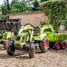 Pedalinis traktorius vaikams su ekskavatoriumi ir priekaba – 3–7 metų vaikams FALK CLAAS Axos 330