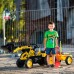 Pedalinis traktorius-ekskavatorius-kaušas-priekaba nuo 2 metų FALK KOMATSU