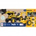 Pedalinis traktorius-ekskavatorius-kaušas-priekaba nuo 2 metų FALK KOMATSU