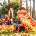 Oranžinis traktorius su priekaba nuo 3 metų FALK Kubota