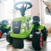 Žalias traktorius su priekaba + priedai nuo 1 metų FALK Baby Claas