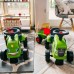 Žalias traktorius su priekaba + priedai nuo 1 metų FALK Baby Claas