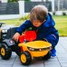 Traktorius oranžinis su priekaba nuo 1 metų amžiaus FALK JCB