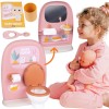  Dvipusis tualetas 42 cm lėlei Baby Nurse SMOBY