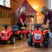 Paspiriamas traktorius vaikams su priekaba ir priedais raudonas – nuo 1 metų FALK Baby McCormick