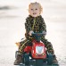 Paspiriamas traktorius vaikams su priekaba ir priedais raudonas – nuo 1 metų FALK Baby McCormick