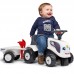 Baltas traktorius su priekaba + priedai nuo 1 metų FALK Baby Valtra
