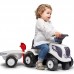 Baltas traktorius su priekaba + priedai nuo 1 metų FALK Baby Valtra