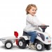 Baltas traktorius su priekaba + priedai nuo 1 metų FALK Baby Valtra