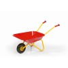 Raudono metalo vežimėlis vaikams Rolly Toys