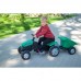 Pedalinis traktorius vaikams su priekaba ir tyliais ratais WOOPIE Farmer GoTrac MAXI