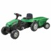 Pedalinis traktorius vaikams su priekaba ir tyliais ratais WOOPIE Farmer GoTrac MAXI