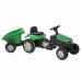Pedalinis traktorius vaikams su priekaba ir tyliais ratais WOOPIE Farmer GoTrac MAXI