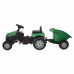 Pedalinis traktorius vaikams su priekaba ir tyliais ratais WOOPIE Farmer GoTrac MAXI