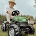 Pedalinis traktorius vaikams su priekaba ir tyliais ratais WOOPIE Farmer GoTrac MAXI