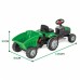 Pedalinis traktorius vaikams su priekaba ir tyliais ratais WOOPIE Farmer GoTrac MAXI