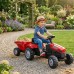 Pedalinis traktorius vaikams su savivarte priekaba ir tyliais ratais WOOPIE Farmer GoTrac MAXI