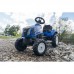 Didelis pedalinis traktorius su priekaba + atidaromas stogas nuo 2 metų amžiaus FALK New Holland