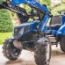 Pedalinis traktorius vaikams su priekaba – nuo 3 metų FALK New Holland mėlynas
