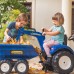 Pedalinis traktorius vaikams su priekaba – nuo 3 metų FALK New Holland mėlynas