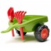 Traktorius Ride-on Green su priekaba + smėlio komplektu FALK Claas 470 Arion