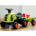 Traktorius Ride-on Green su priekaba + smėlio komplektu FALK Claas 470 Arion