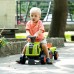 Traktorius Ride-on Green su priekaba + smėlio komplektu FALK Claas 470 Arion