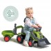 Traktorius su ekskavatoriumi, kaušu ir priekaba FALK Baby Claas