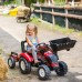 Pedalinis traktorius vaikams su priekiniu kaušu ir priekaba – 3–7 metų vaikams FALK Valtra S4
