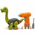 Dinozaurų varžtų konstruktoriaus rinkinys + grąžtas, 31 vnt. WOOPIE Dinozaurų varžtų konstruktoriaus rinkinys + grąžtas, 31 vnt. WOOPIE