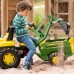 Ekskavatorius su pritvirtinamu kaušu John Deere RollyBachoe - Rolly Toys