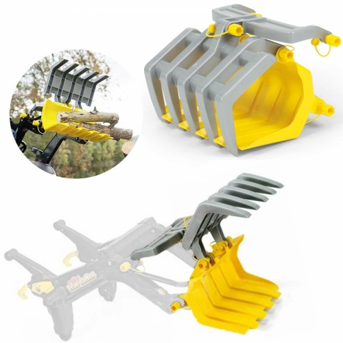 Medienos pakrovimo griebtuvas Rolly Toys Tractor Bucket