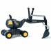 Savaeigis ekskavatorius - besisukantis, juodas Rolly Toys Volvo RollyDigger