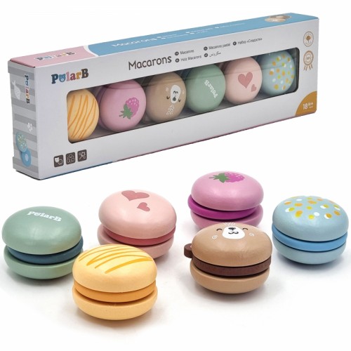 Mediniai sausainiai, sausainiai, konditerijos rinkinys, macarons VIGA PolarB