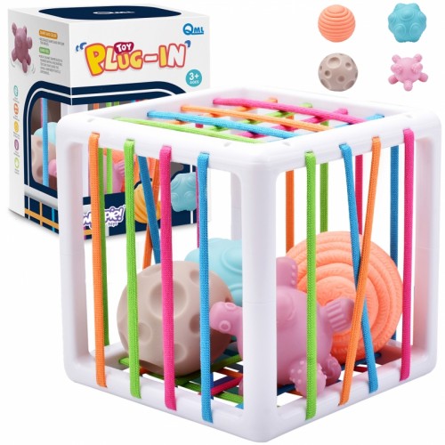 Lankstus sensorinis kubas WOOPIE Baby Sorter