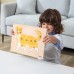 Medinių dėlionių rinkinys „Gyvūnai“ – 12 dėlionių su laikymo stovu VIGA Montessori