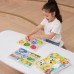 Medinė dėlionė Montessori 2 viename figūrėlių ūkis VIGA